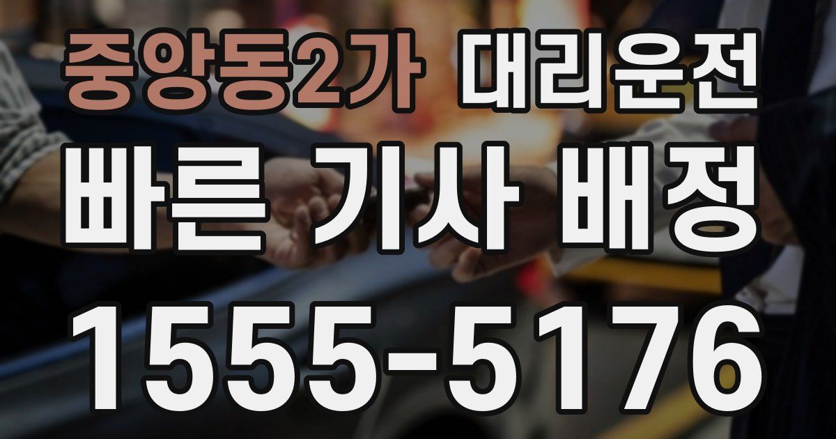 일일대리기사