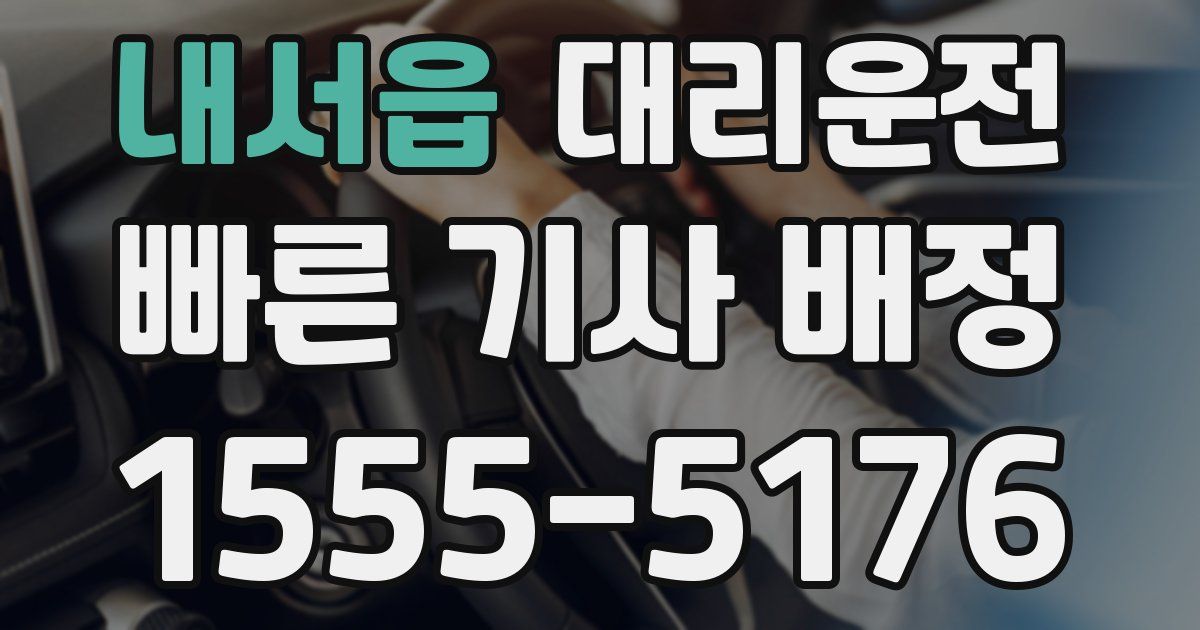 일일대리기사
