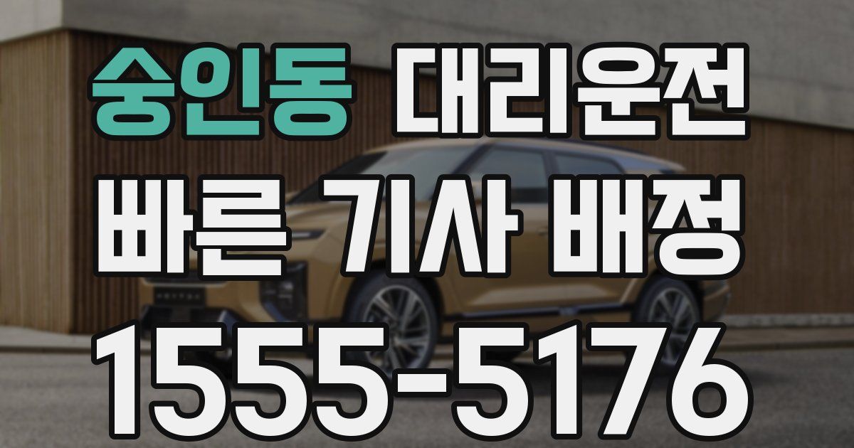 일일대리기사