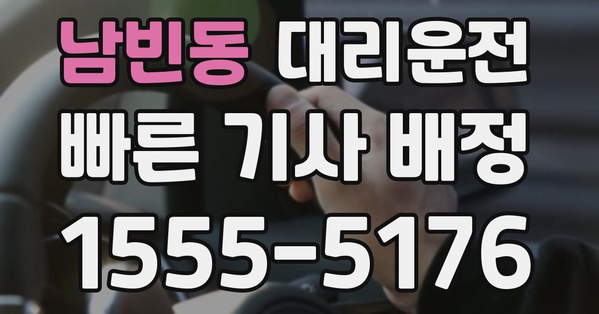 일일대리기사