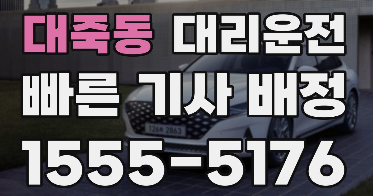 일일대리기사