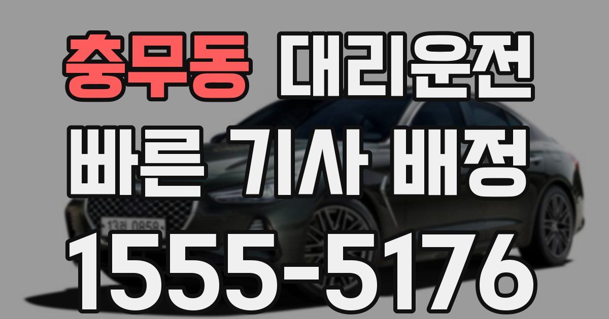 일일대리기사