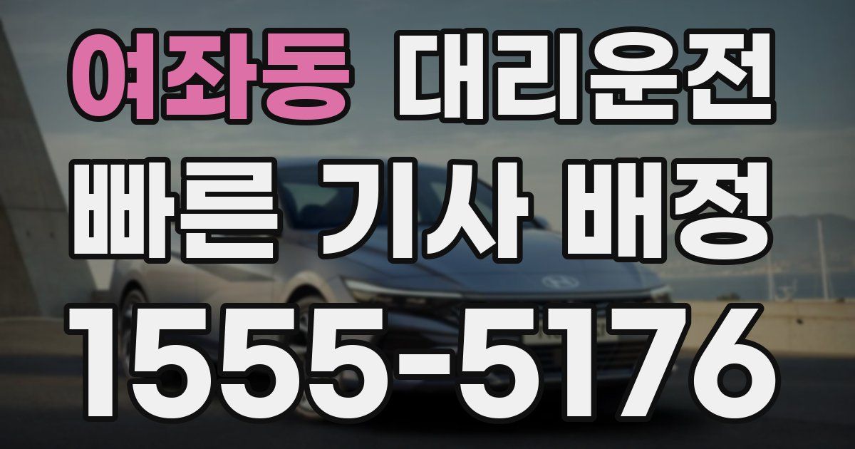 일일대리기사