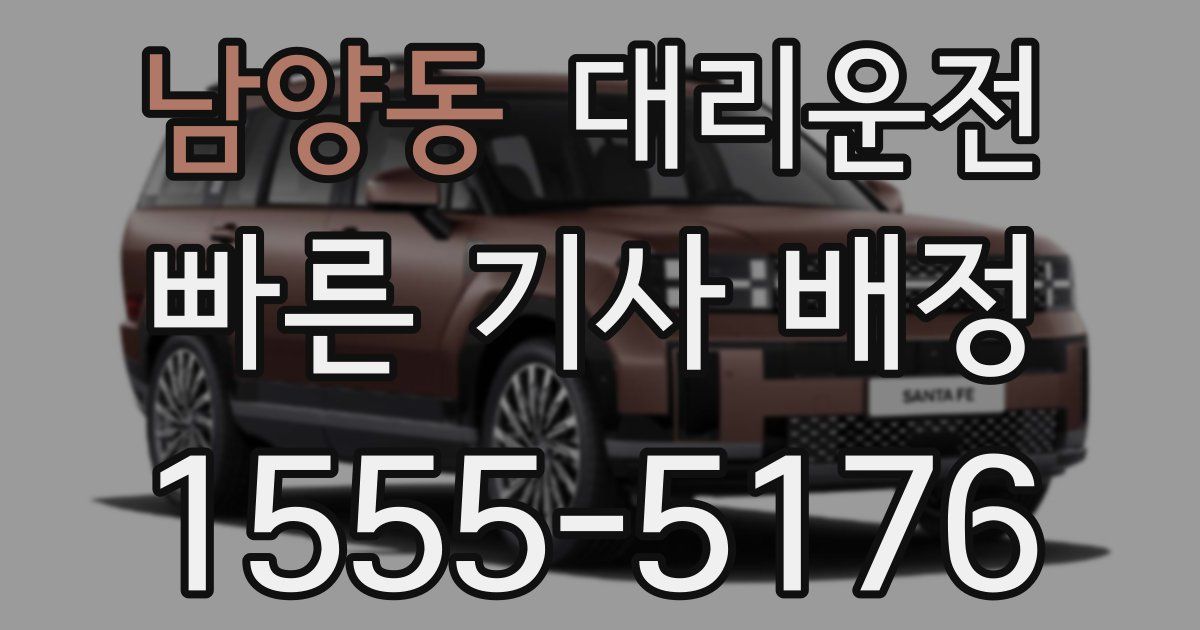 일일대리기사