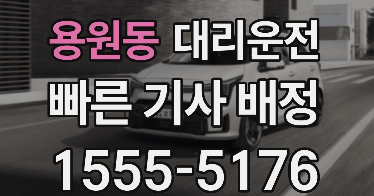일일대리기사