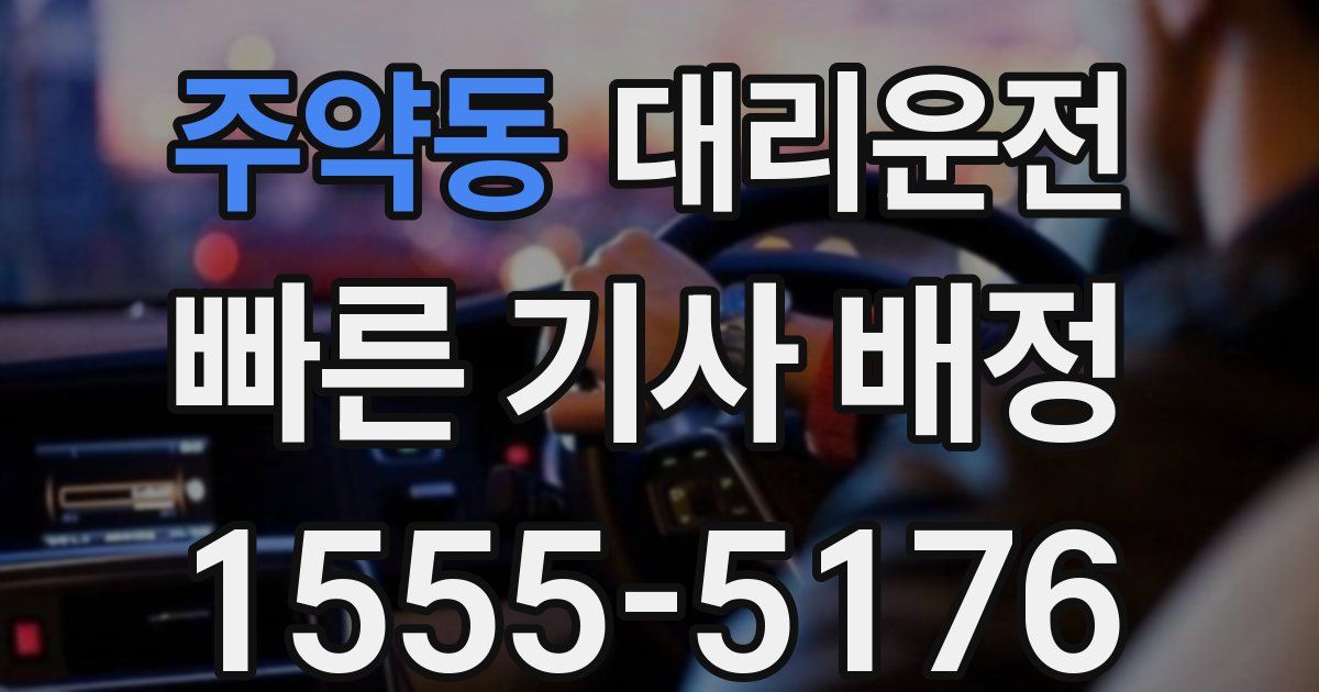 일일대리기사