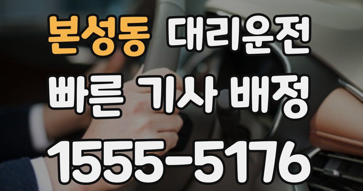 일일대리기사