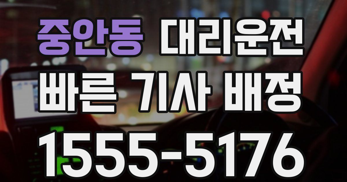 일일대리기사
