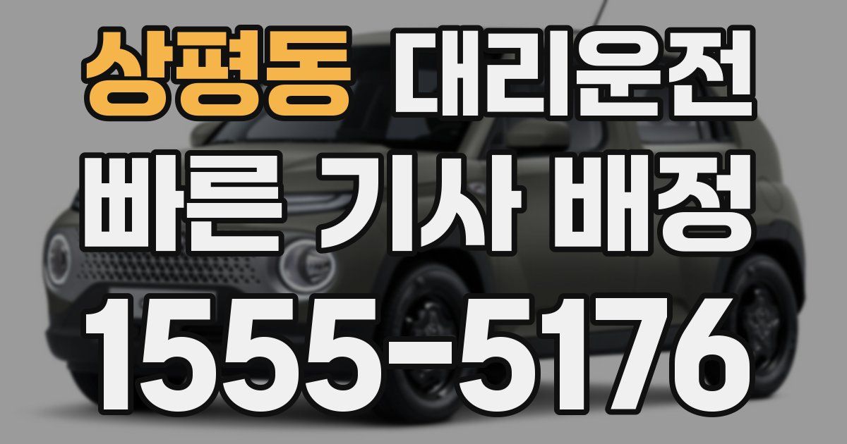 일일대리기사
