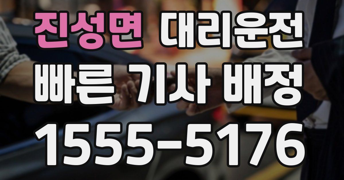 일일대리기사
