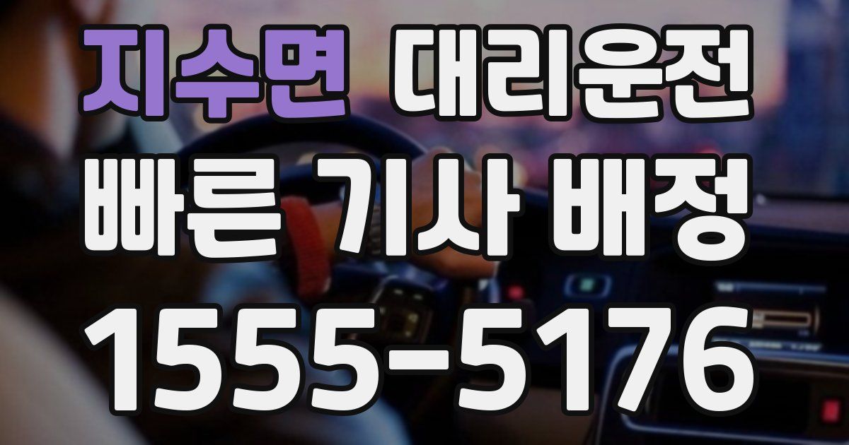 일일대리기사