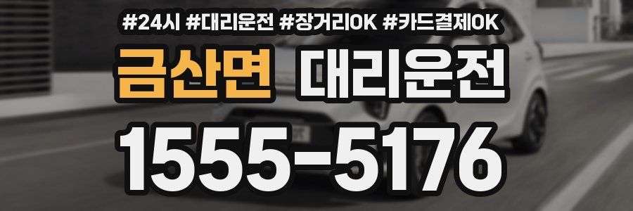 금산면 대리운전