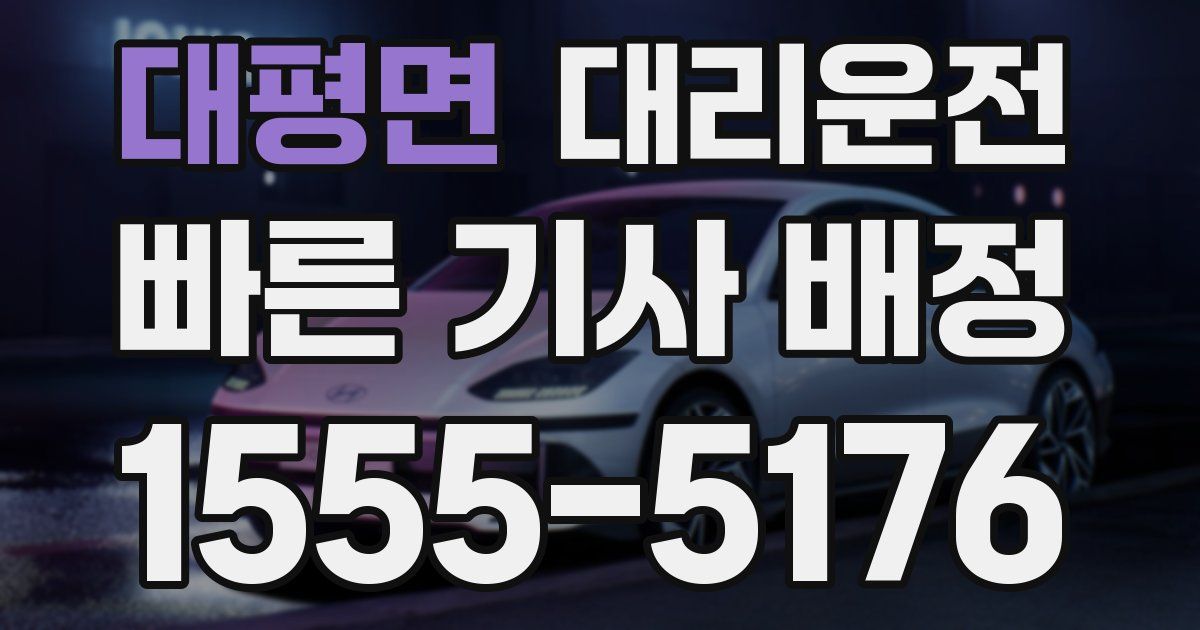 일일대리기사