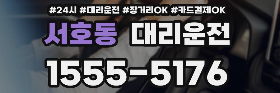 서호동 대리운전