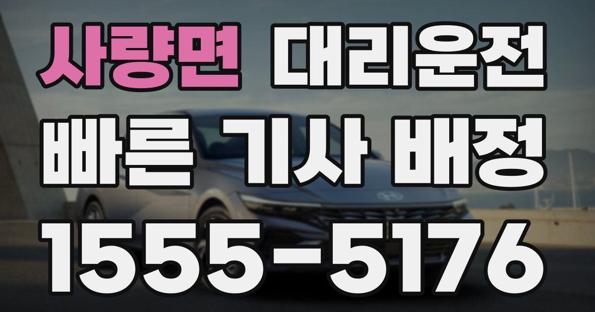 일일대리기사