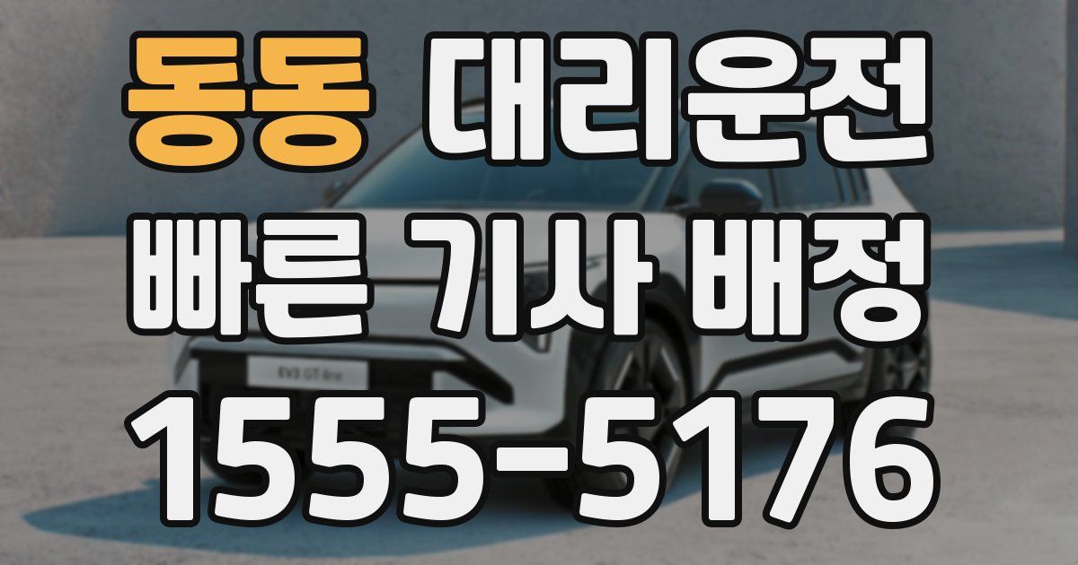 일일대리기사