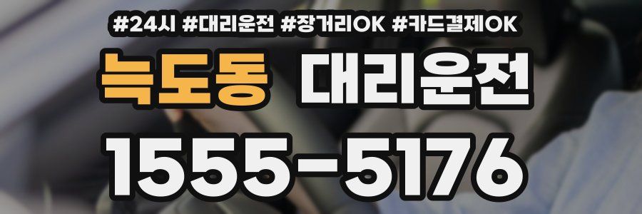 늑도동 대리운전