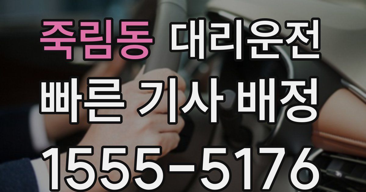 일일대리기사