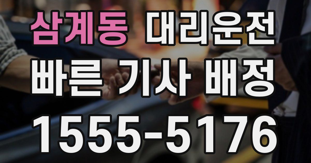 일일대리기사