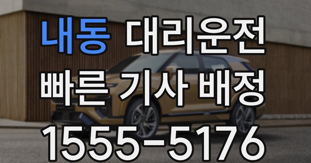 일일대리기사