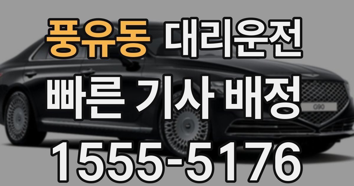 일일대리기사