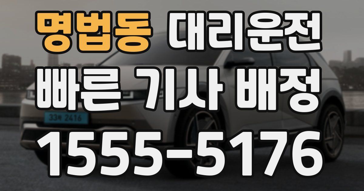 일일대리기사
