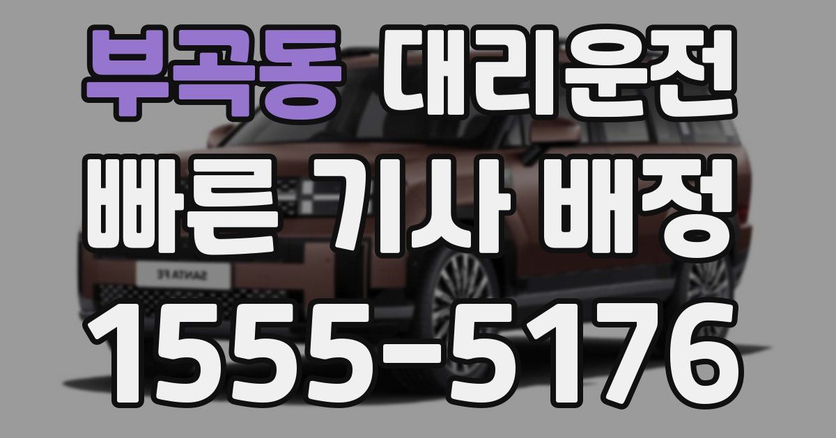 일일대리기사