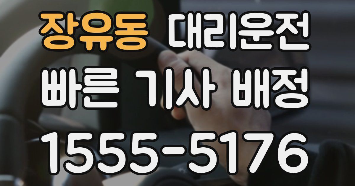 일일대리기사