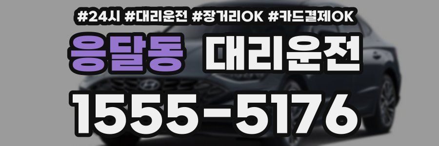 응달동 대리운전