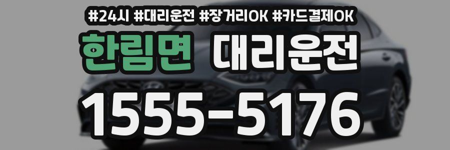 한림면 대리운전