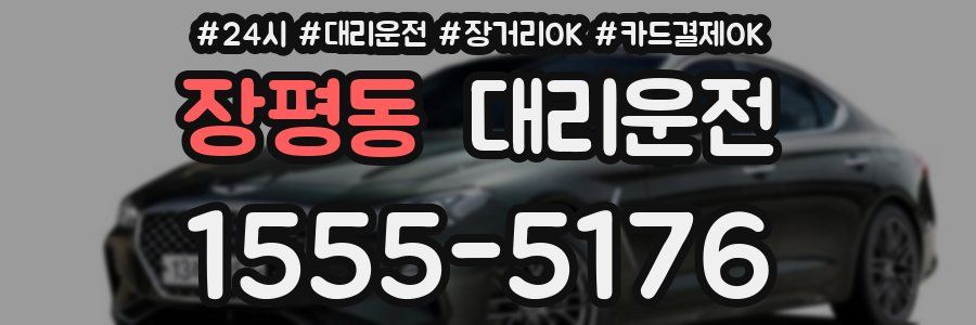 장평동 대리운전