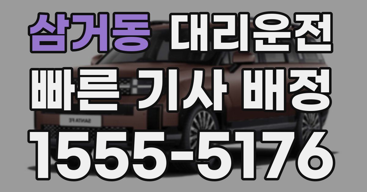 일일대리기사