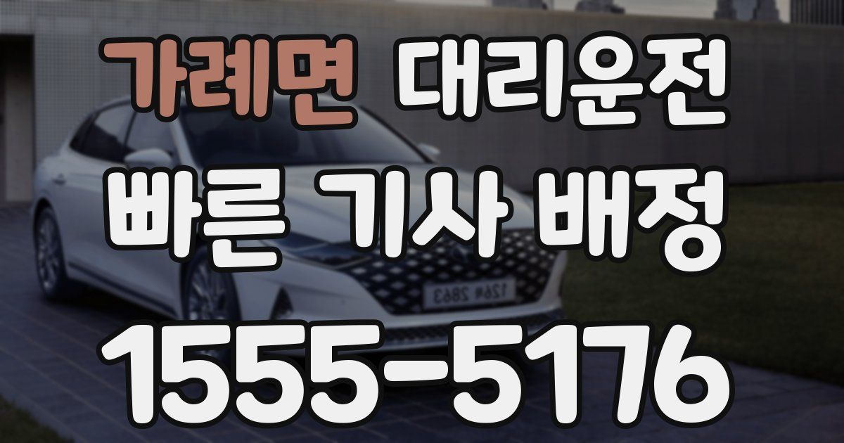 일일대리기사