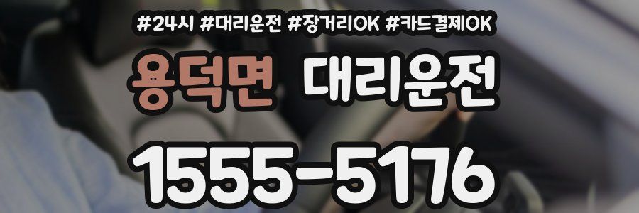 용덕면 대리운전