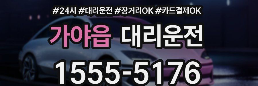 가야읍 대리운전