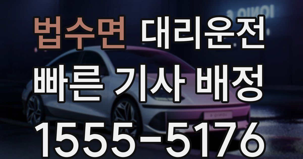 일일대리기사