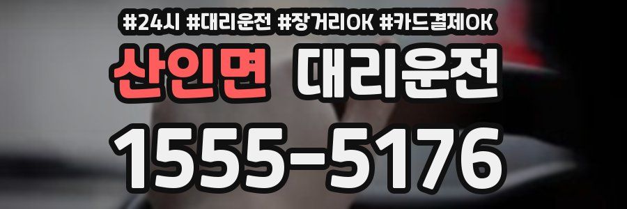 산인면 대리운전