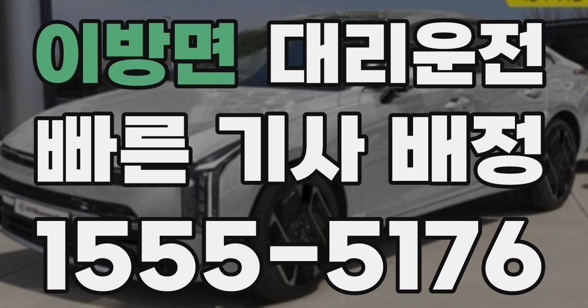 일일대리기사