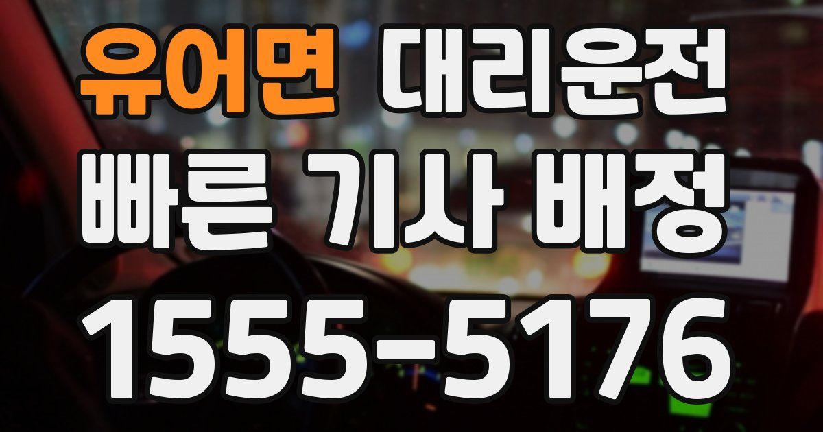 일일대리기사