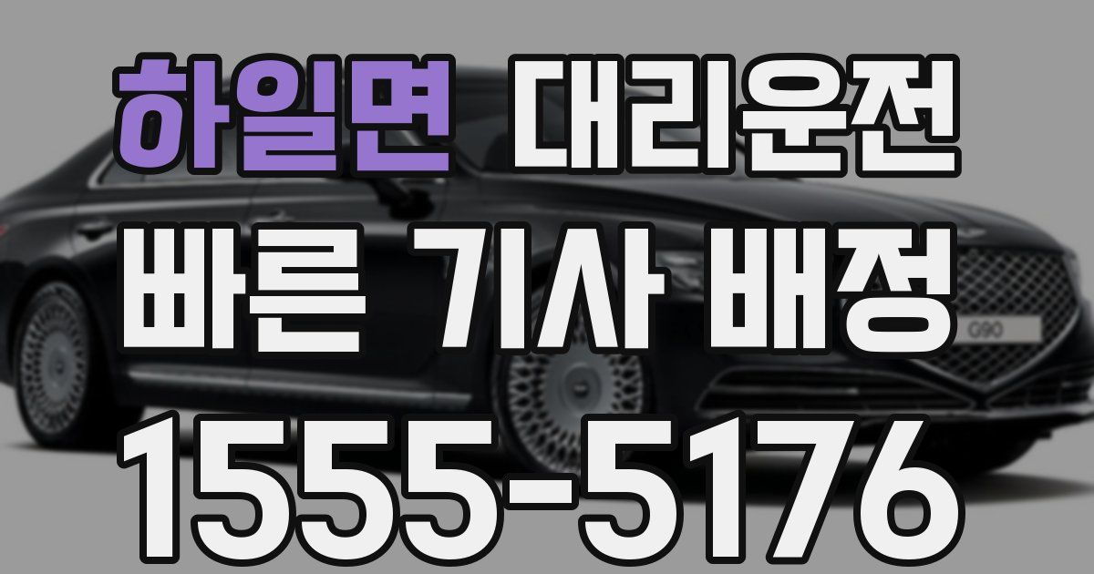 일일대리기사