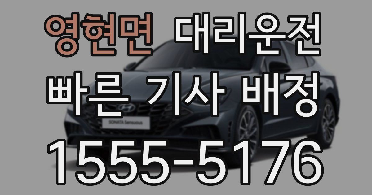 일일대리기사