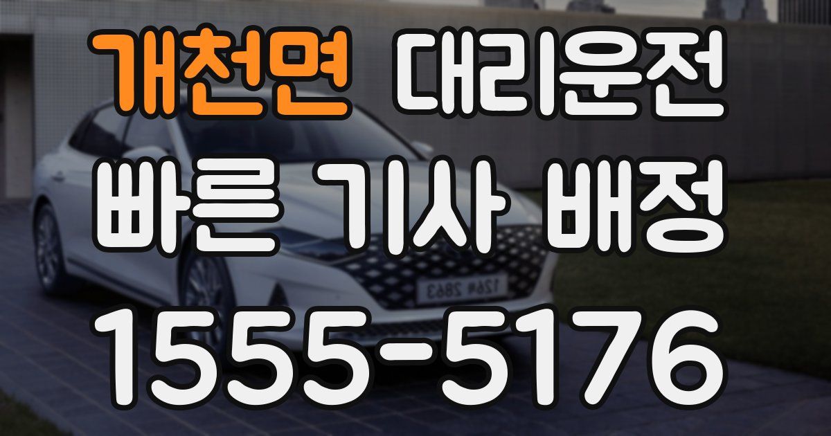 일일대리기사