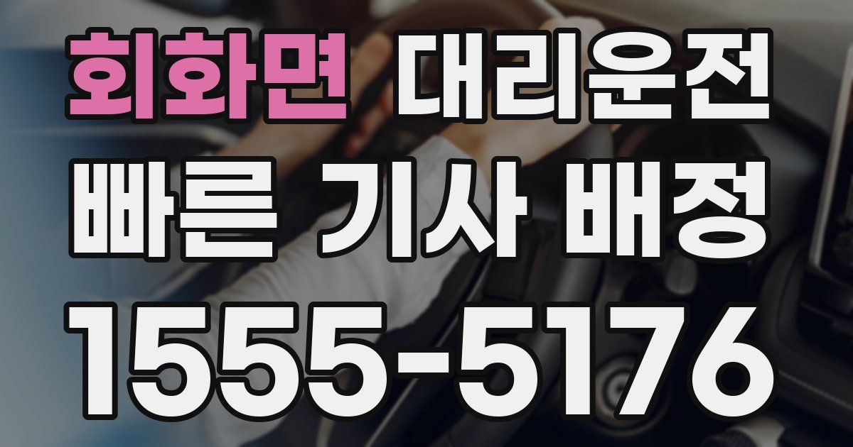 일일대리기사