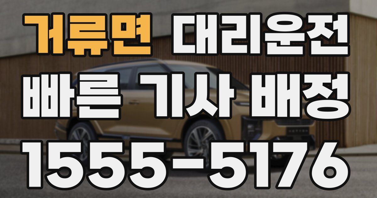 일일대리기사