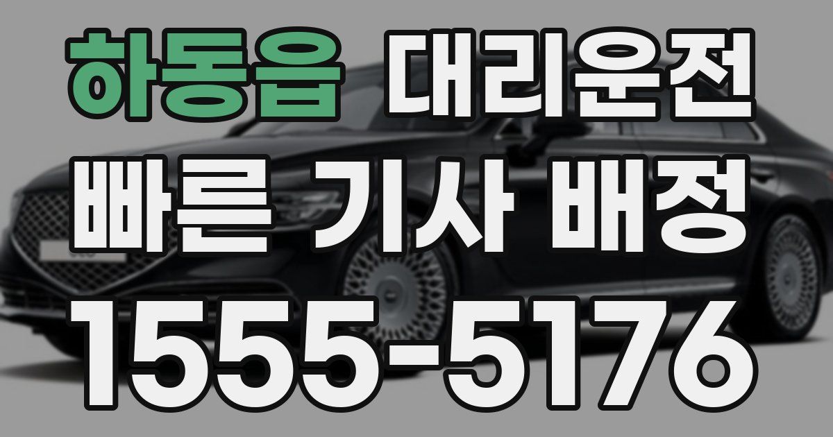 일일대리기사