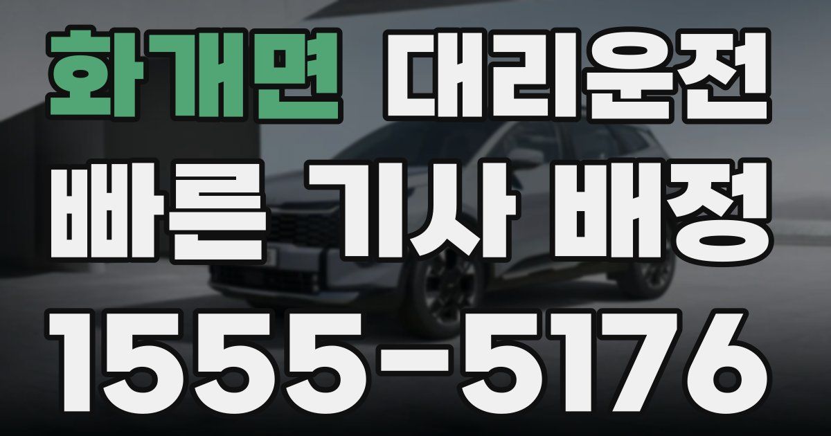 일일대리기사