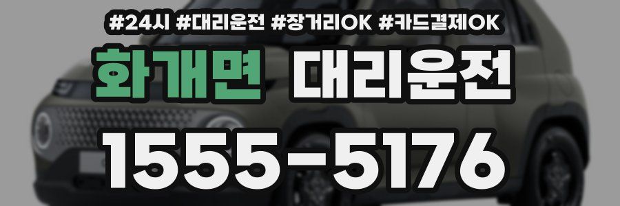 화개면 대리운전