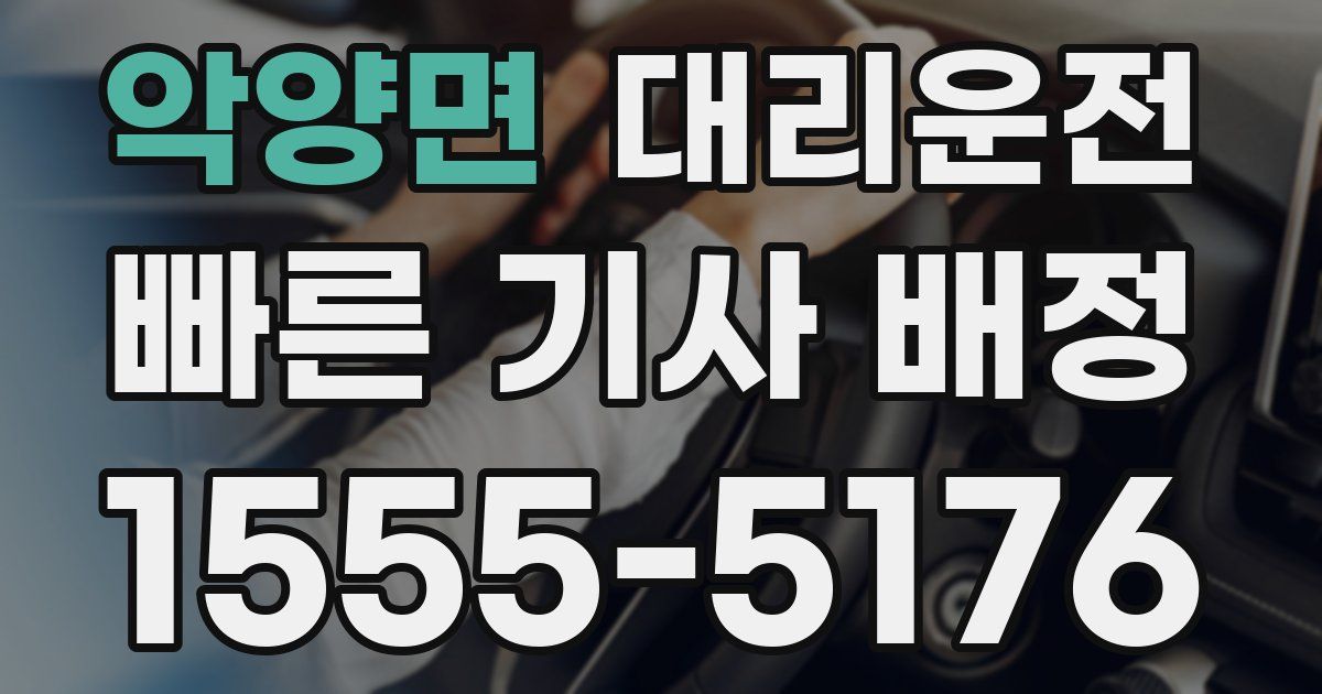 일일대리기사