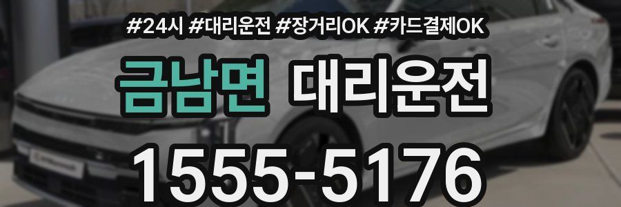 금남면 대리운전