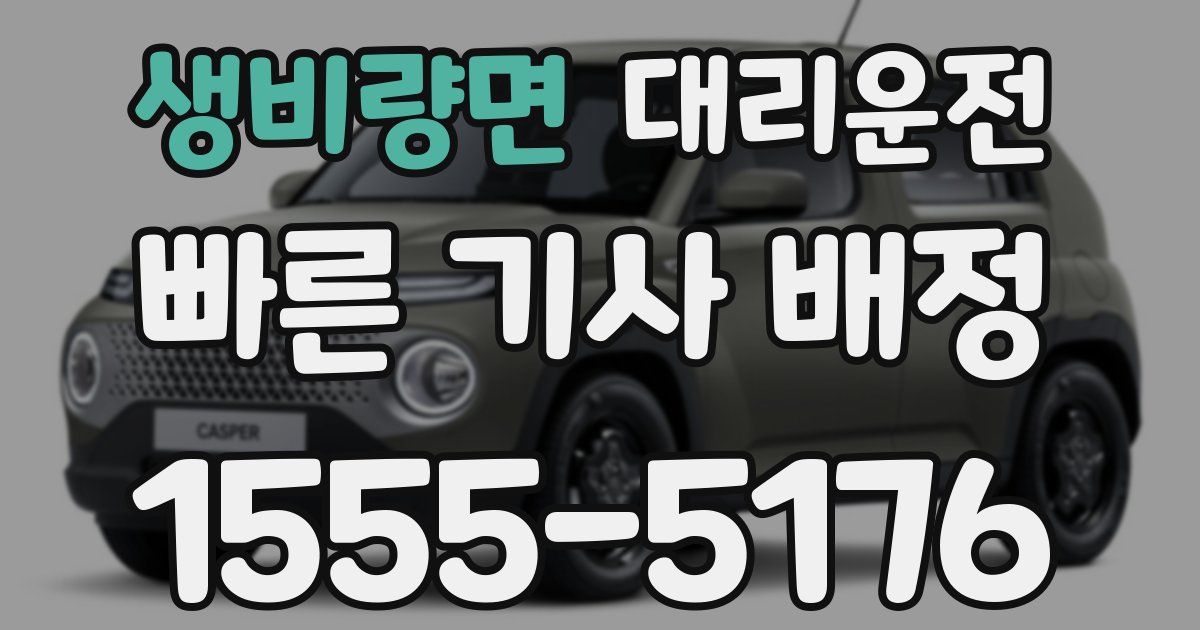 일일대리기사